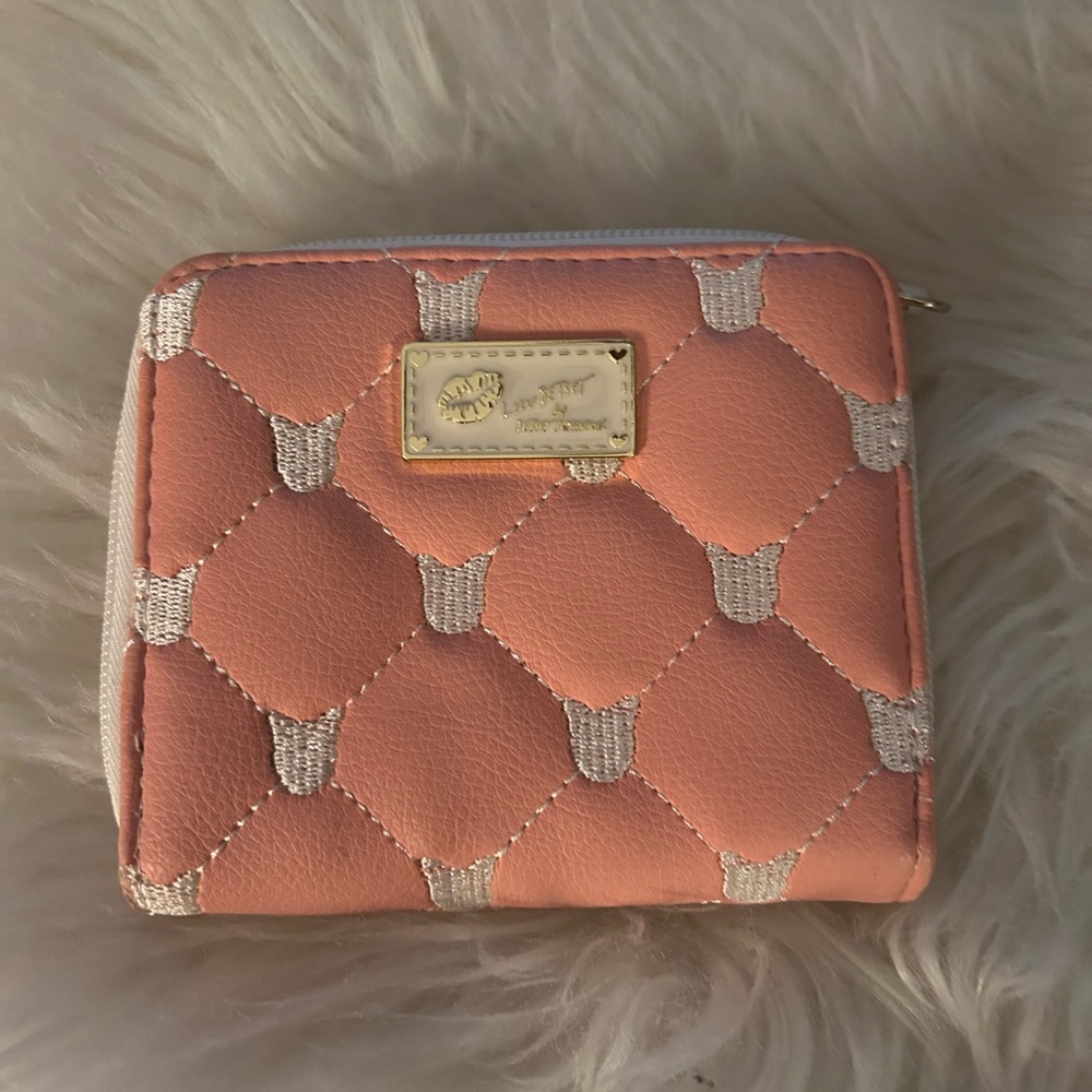 Betsy Johnson pink wallet